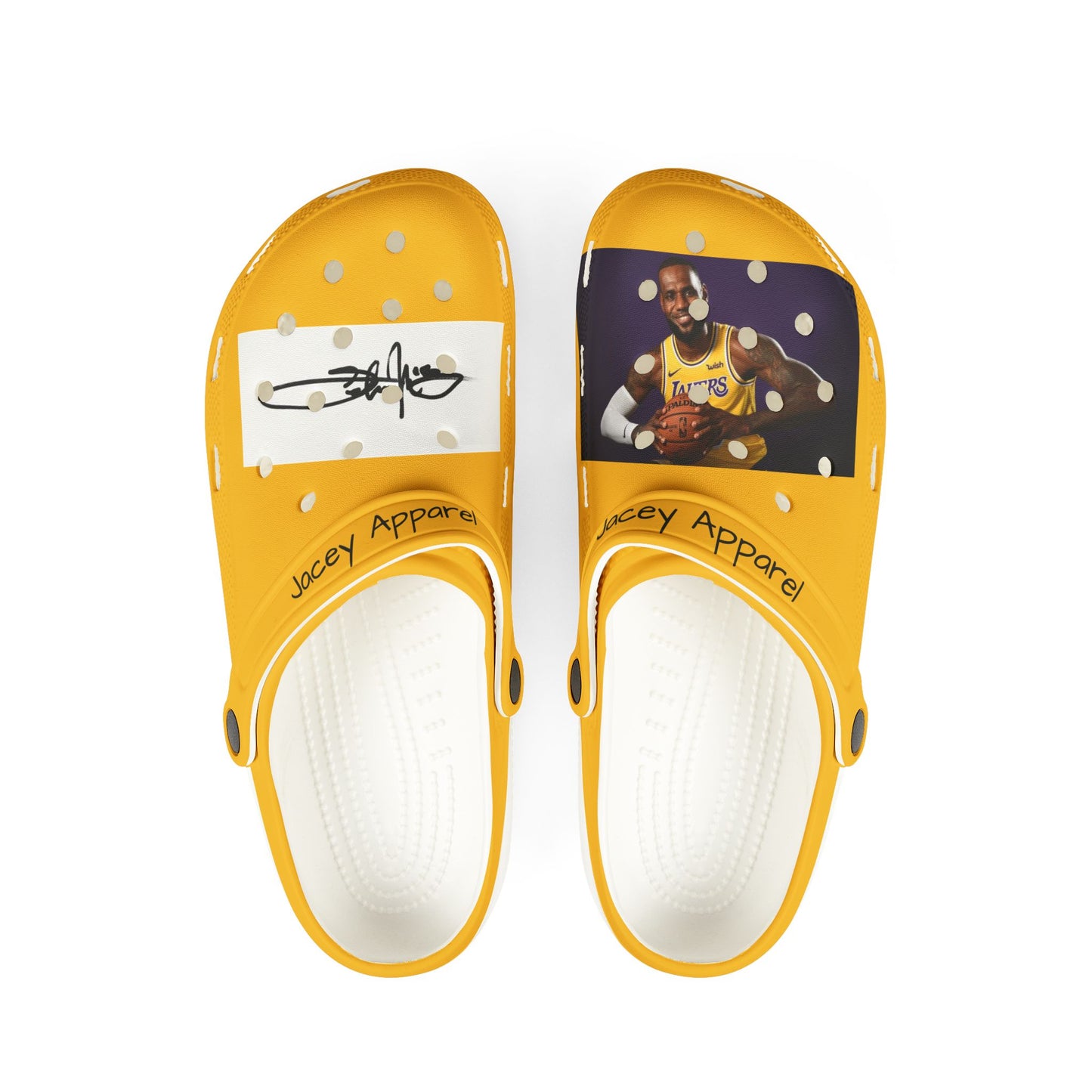 Jacey Apparel EVA Foam Slides - Sports Clogs with Lebron James